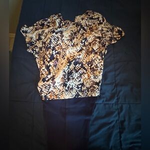 Worthington Women's Abstract Print Blouse